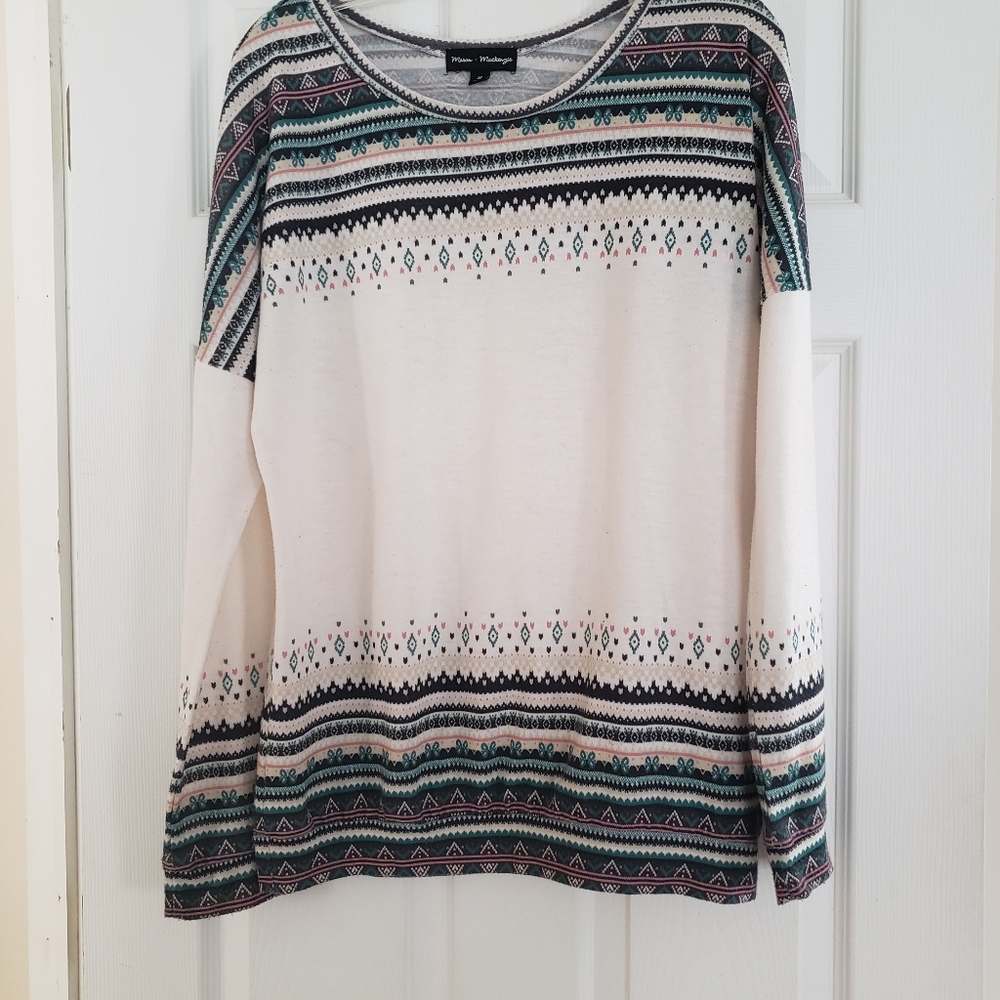 Mason & Mackenzie Large Aztec design shirt